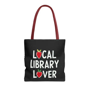 Bags - Library Lover Aop Tote Bag for Bookworms - Dipaliz 16’’ × / Red