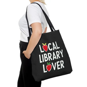 Bags - Library Lover Aop Tote Bag for Bookworms - Dipaliz