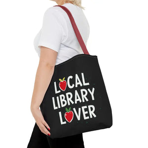 Bags - Library Lover Aop Tote Bag for Bookworms - Dipaliz