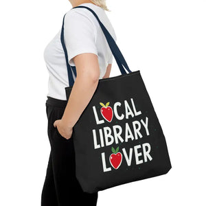 Bags - Library Lover Aop Tote Bag for Bookworms - Dipaliz