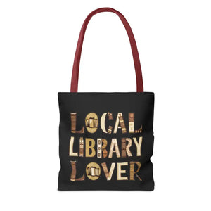 Blue Aop Tote Bag for Local Library Lovers - Bold Design - Dipaliz - Shopping Totes