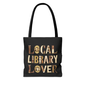 Blue Aop Tote Bag for Local Library Lovers - Bold Design - Dipaliz - Shopping Totes