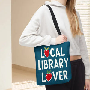 Tote Bag - Stylish Library Shopping Carry All - Dipaliz - Totes