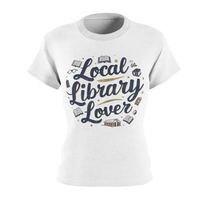 Chic Library Lover Women’s Tee - Polyester Book - Dipaliz - T-shirts