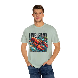Long Island Lobster Tee Garment Dyed Cotton Unisex Shirt - Dipaliz - T-shirts