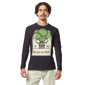 Soft Long Sleeve Fitted - Broc n Roll Music Lover Tee - Dipaliz - T-shirts