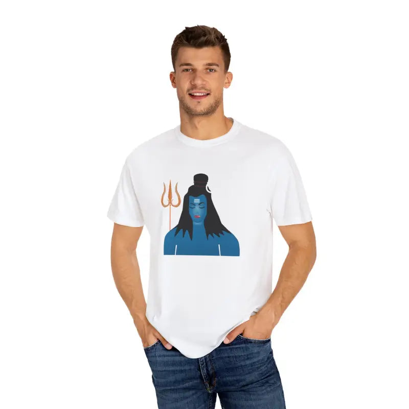 Vibrant Lord Shiva T-shirt - Style Meets Ultimate Comfort - White / l T-shirt