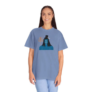 Soft Lord Shiva T-shirt Cotton Garment Dyed - Dipaliz - T-shirts
