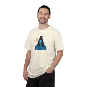 Soft Lord Shiva T-shirt Cotton Garment Dyed - Dipaliz - T-shirts