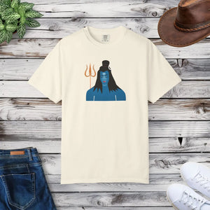 Soft Lord Shiva T-shirt Cotton Garment Dyed - Dipaliz - T-shirts