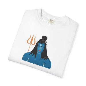 Soft Lord Shiva T-shirt Cotton Garment Dyed - Dipaliz - T-shirts