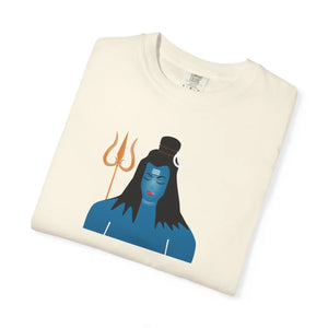 Soft Lord Shiva T-shirt Cotton Garment Dyed - Dipaliz - T-shirts