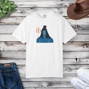 Soft Lord Shiva T-shirt Cotton Garment Dyed - Dipaliz - T-shirts