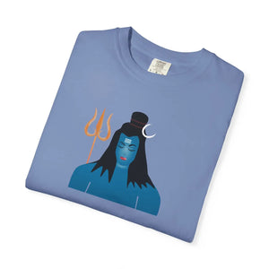 Soft Lord Shiva T-shirt Cotton Garment Dyed - Dipaliz - T-shirts