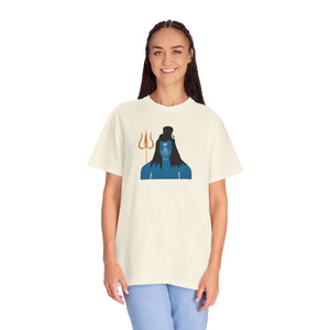 Soft Lord Shiva T-shirt Cotton Garment Dyed - Dipaliz - T-shirts