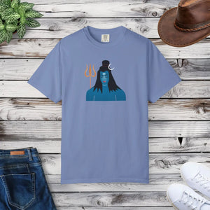 Soft Lord Shiva T-shirt Cotton Garment Dyed - Dipaliz - T-shirts