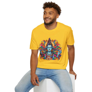 Soft Cotton Divine Lord Shiva Tee - Unisex Fit - Dipaliz - T-shirts - 5xl