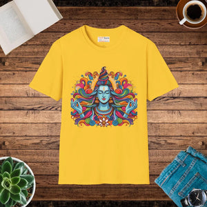 Soft Cotton Divine Lord Shiva Tee - Unisex Fit - Dipaliz - T-shirts - 5xl