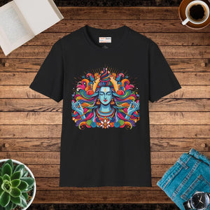 Soft Cotton Divine Lord Shiva Tee - Unisex Fit - Dipaliz - T-shirts - 5xl