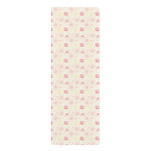 Lotus Blossom Yoga Mat – Pink Natural Rubber - Dipaliz - & Pilates Mats