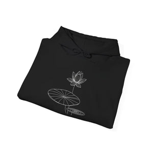 A Lotus Flower Hoodie – Small Lunar Graphic Hooded Sweatshirt - Hoodies - m