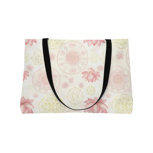 Lotus Mandala Weekender Tote Bag – Floral Yoga & Spa Travel - Bags