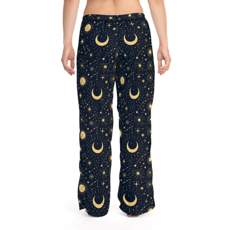 Rock Celestial Style with Sun Moon Pajama Pants for Women - Pajamas