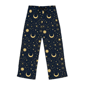 Sun Moon Pajama Pants - Celestial Style Comfort - Dipaliz - Pajamas
