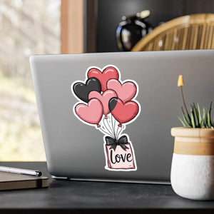 Adorable Love Balloons Kiss-cut Vinyl Decals - Dipaliz - Decorative Stickers