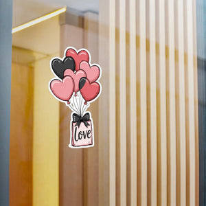 Adorable Love Balloons Kiss-cut Vinyl Decals - Dipaliz - Decorative Stickers