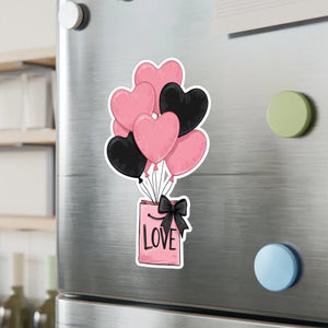 Vibrant Kiss-cut Vinyl Decals - Love Balloons White - Dipaliz - Home Decor