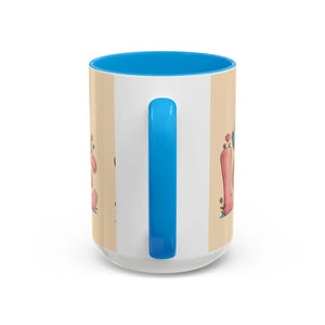 Cozy Love Birds Mugs - Colorful Ceramic Coffee Set - Dipaliz