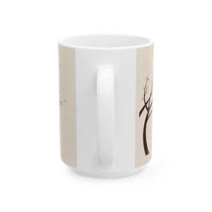 Love Birds on a Tree Ceramic Mug — ?Love is in the Air’ Bird & Coffee Cup (11oz/15oz) - Mugs
