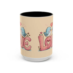 Cozy Love Birds Mugs - Colorful Morning Coffee Cups - Dipaliz