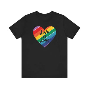 Unisex Love is Gay Tee - Jersey Short Sleeve - Dipaliz - T-shirts