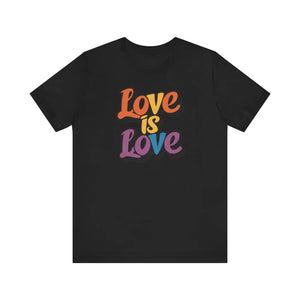 Soft Cotton Love is Tee - Pride Unisex Jersey - Dipaliz - T-shirts