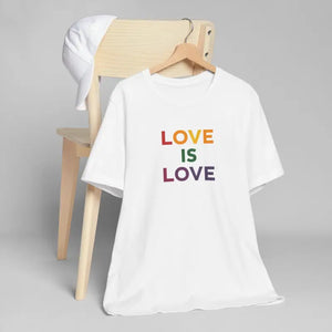 Love is Tee - Sustainable Unisex Jersey Pride Shirt - Dipaliz - T-shirts