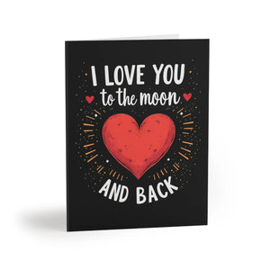 Celestial Moon Greeting Cards - Uncoated Cardstock - Dipaliz