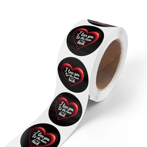 Glossy Moon Round Sticker Label Rolls - Galaxy Bopp - Dipaliz - Labels & Tags