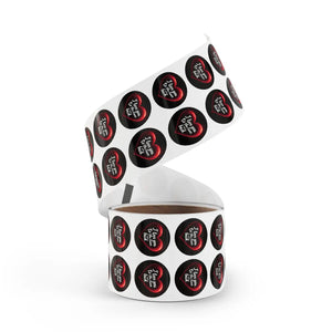 Glossy Moon Round Sticker Label Rolls - Galaxy Bopp - Dipaliz - Labels & Tags