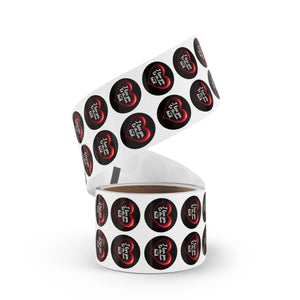 Glossy Moon Round Sticker Label Rolls - Galaxy Bopp - Dipaliz - Labels & Tags