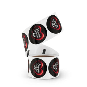 Glossy Moon Round Sticker Label Rolls - Galaxy Bopp - Dipaliz - Labels & Tags