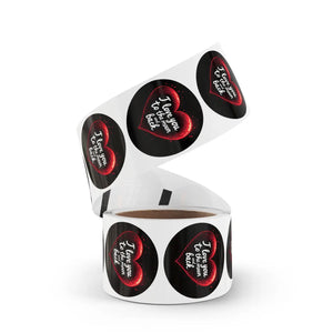 Glossy Moon Round Sticker Label Rolls - Galaxy Bopp - Dipaliz - Labels & Tags