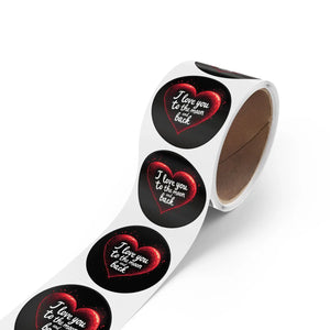 Glossy Moon Round Sticker Label Rolls - Galaxy Bopp - Dipaliz - Labels & Tags