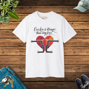 Unisex Love Ultra Cotton Tee - Unity Graphic - Dipaliz - T-shirts