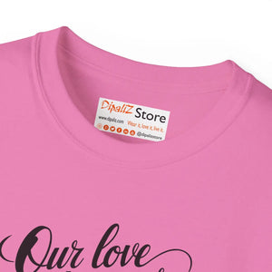 Unleash Love Ultra Cotton Tee Radiates Confidence - Dipaliz - T-shirts