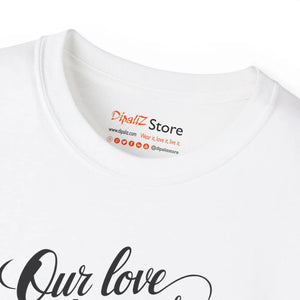 Unleash Love Ultra Cotton Tee Radiates Confidence - Dipaliz - T-shirts