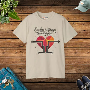 Love Ultra Cotton Tee - Unity Statement Shirt - Dipaliz - Sand / s - T-shirts