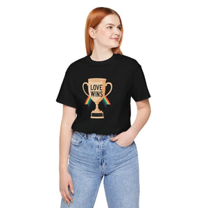 Soft Love Wins Jersey Tee High-quality Print - Dipaliz - T-shirts
