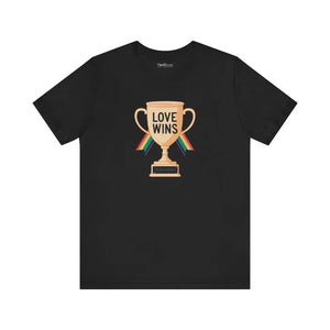 Soft Love Wins Jersey Tee High-quality Print - Dipaliz - T-shirts